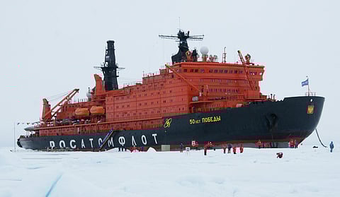 Russian nuclear icebreaker 50 Let Pobedy (50 Years of Victory)