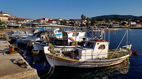 Fishing boats at an unidentified Mediterranean port (representative photo only)