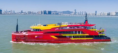 Jiuzhou Wan No 1 – Theme sightseeing boat delivered to China's Blue Sea Jet