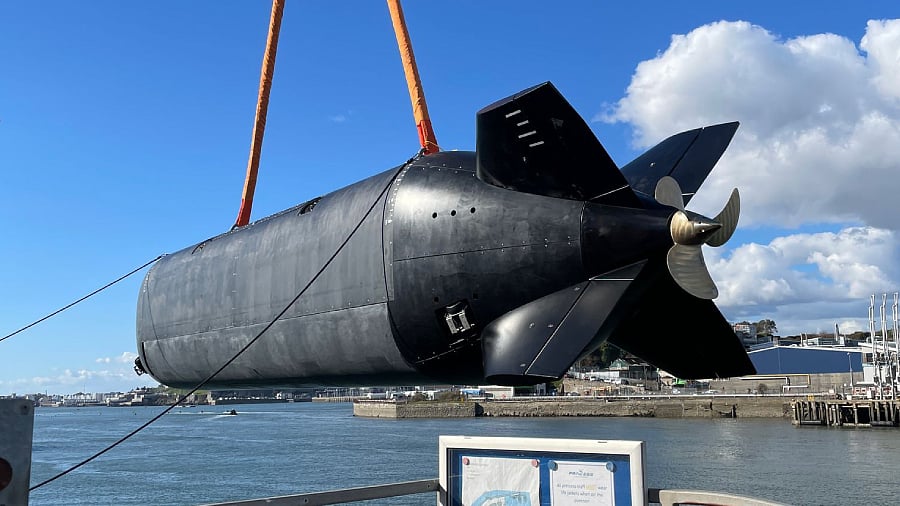 UK firm launches large naval UUV prototype