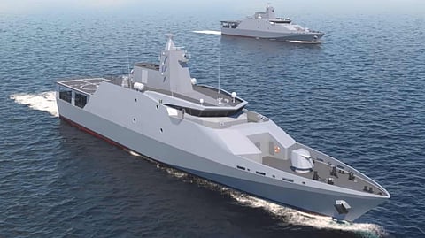 Future Nigerian Navy patrol vessel completes initial sea trials