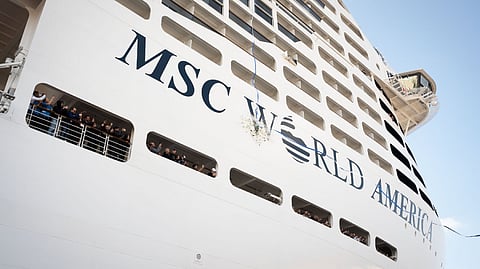 MSC Cruises takes delivery of third LNG-fuelled ship