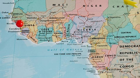 Map of West Africa