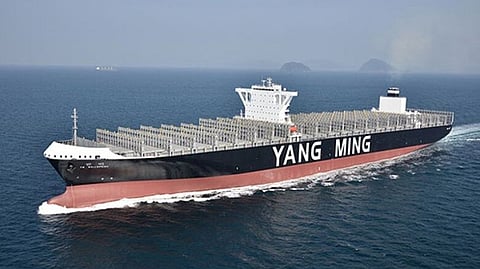 Yang Ming acquires three methanol-fuelled containerships under construction in Japan