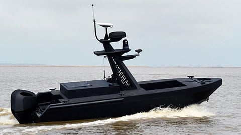 Metal Shark's new high-speed unmanned surface vessel