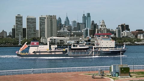 Artist's impression of future USACE hopper dredge from Eastern Shipbuilding