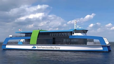 Artist's impression of initial NBBB ferry design 