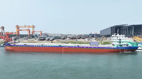 Chinese yard delivers inland cargo ship fitted with intelligent systems
