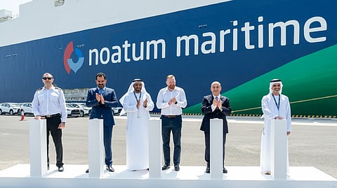 Noatum Maritime's newest LNG-fuelled car carrier sails on maiden voyage