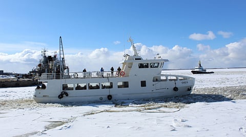 New ice-capable ferry starts sea trials in Russia