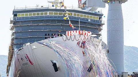 Japan's Shinnihonkai Ferry christens new large Ro-Pax