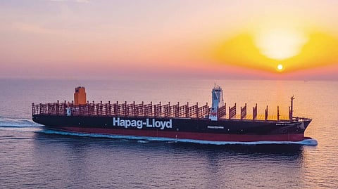 The Hapag-Lloyd containership Berlin Express