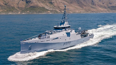 SAS Adam Kok III Warrior class South African Navy