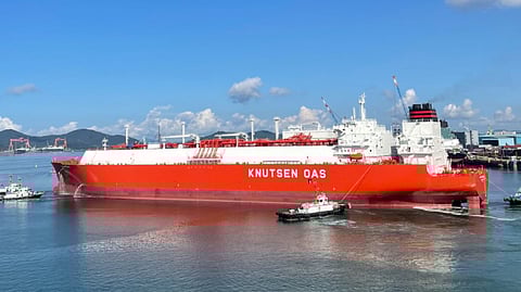 A Knutsen-operated LNG carrier