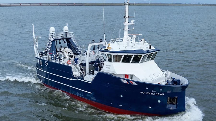 New Zealand's Sanford welcomes new scampi trawler to fleet