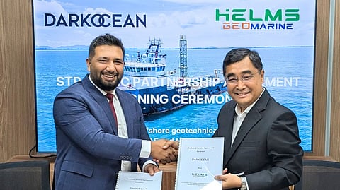 Maritime survey provider Darkocean has entered into a strategic partnership agreement with Helms Geomarine