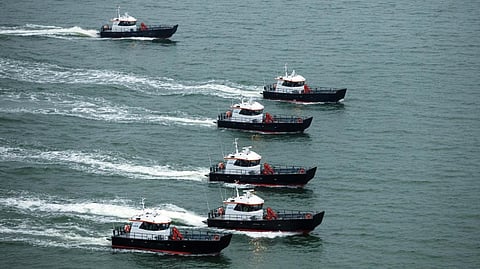 Lamor oil spill response craft