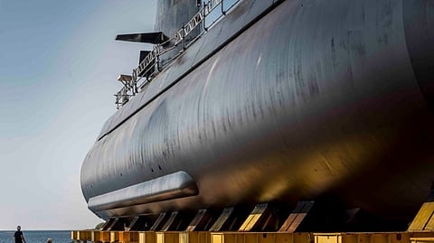 Saab submarine launch