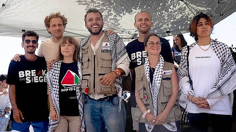 Anti-Israel activist ship sets sail for Gaza after drone attack claims