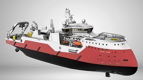 Megamas cable laying vessel