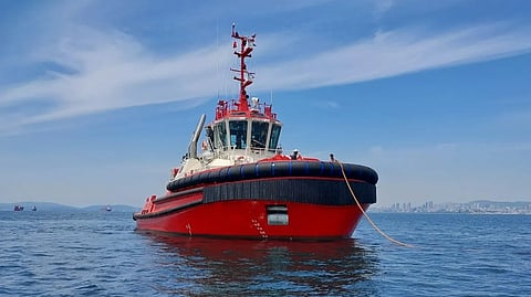 Boss, Bukser og Berging's new tug