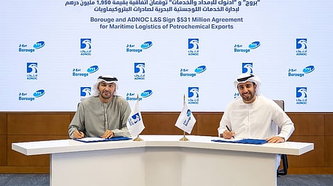 Signing of agreement between Borouge and ADNOC L&S
