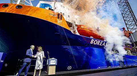 Van Oord Boreas Yantai CIMC Raffles Offshore Engineering