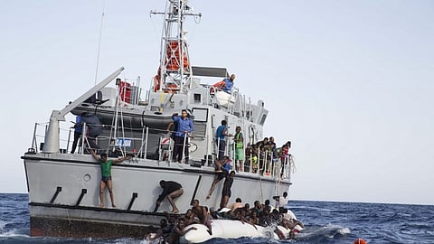 Libya Coast Guard rescues illegal migrants from Africa
