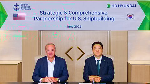 Signing of MOU between HD Hyundai and Edison Chouest