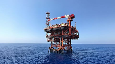 Platform in Zohr field, Egypt