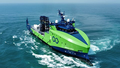 Armada 86 01 – Ocean Infinity’s new optionally crewed mothership for unmanned survey and inspection craft