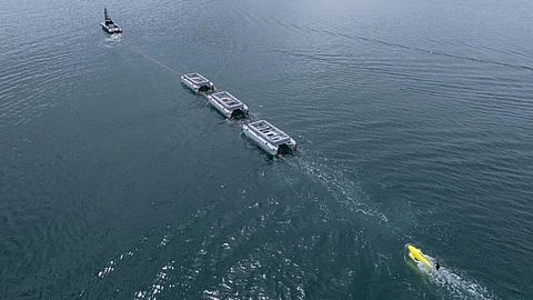 Crewless minesweeping equipment introduced by the Royal Navy