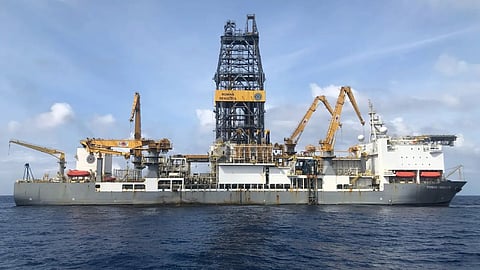 The drillship Valaris DS-16, also known as Rowan Resolute
