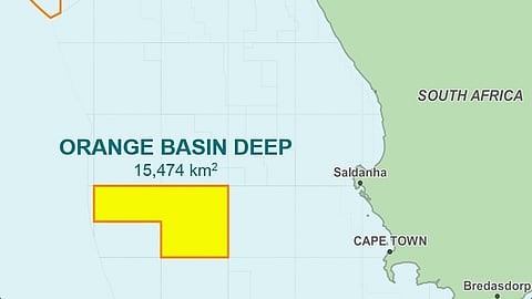 Location of South Africa's Orange Basin