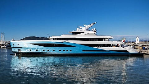 The mega yacht Admiral