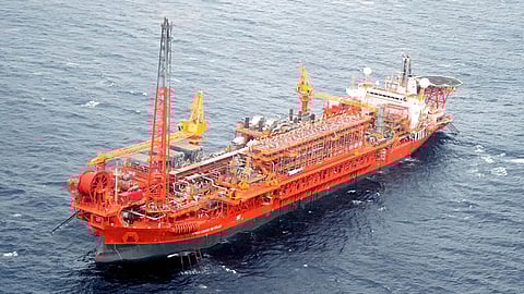 Cidade de Itajai FPSO operating in the Bauna field offshore Brazil, now owned by Karoon Energy