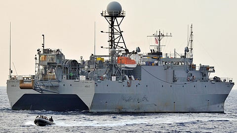 USNS Able, an ocean surveillance ship of the US Navy's Military Sealift Command, May 31, 2009
