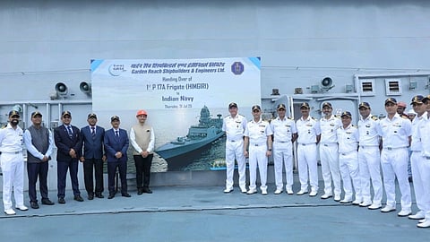 Indian Navy takes delivery of new stealth frigate