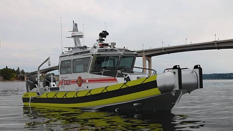 Rendering of the 33-foot fireboat