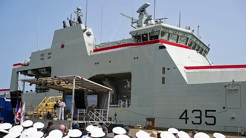 Naming ceremony of HMCS Robert Hampton Gray