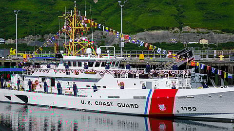 Commissioning ceremony for USCGC Earl Cunningham, the US Coast Guard's 59th Sentinel-class fast response cutter, August 11, 2025