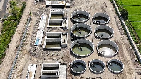 Mirae Aquafarm under construction in Pohang, South Korea