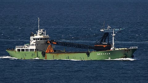 Sada Maru No 38 underway near Tokyo Bay in 2022