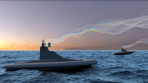 Visualisation of USVs utilising the counter-UAS mission equipment package
