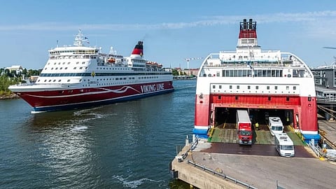 The Viking Line ferries Gabriella and Viking Grace