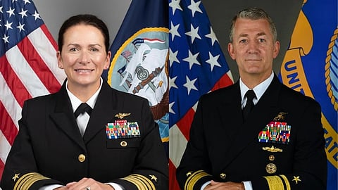 Vice Admiral Nancy Lacore, Rear Admiral Jamie Sands