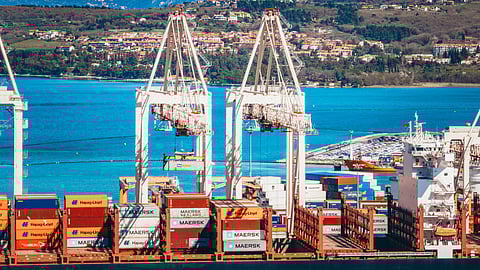 The Port of Koper in Slovenia