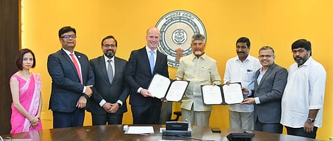 MOU signing between the Andhra Pradesh Maritime Board and APM Terminals