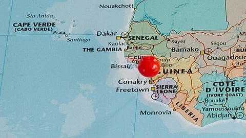 West Africa map