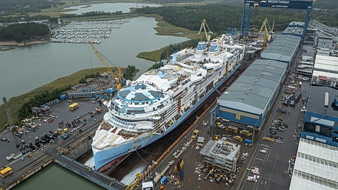 Legend of the Seas' launching ceremony at Meyer Turku in Finland, August 29, 2025